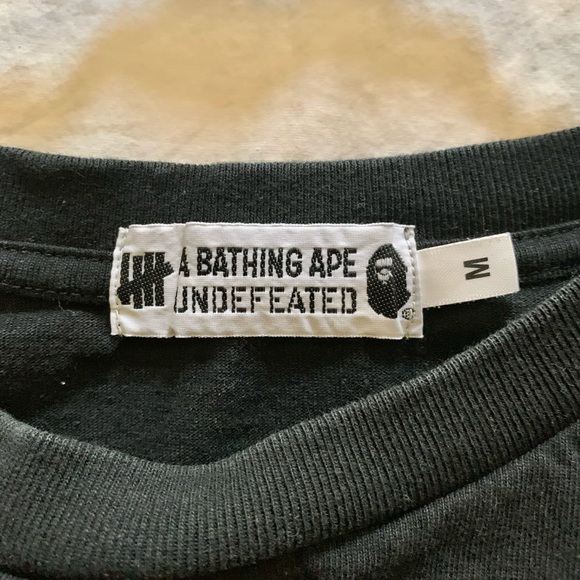Bape X Undefeated ABC College Camo Tee 'Green' - Picture 5 of 5